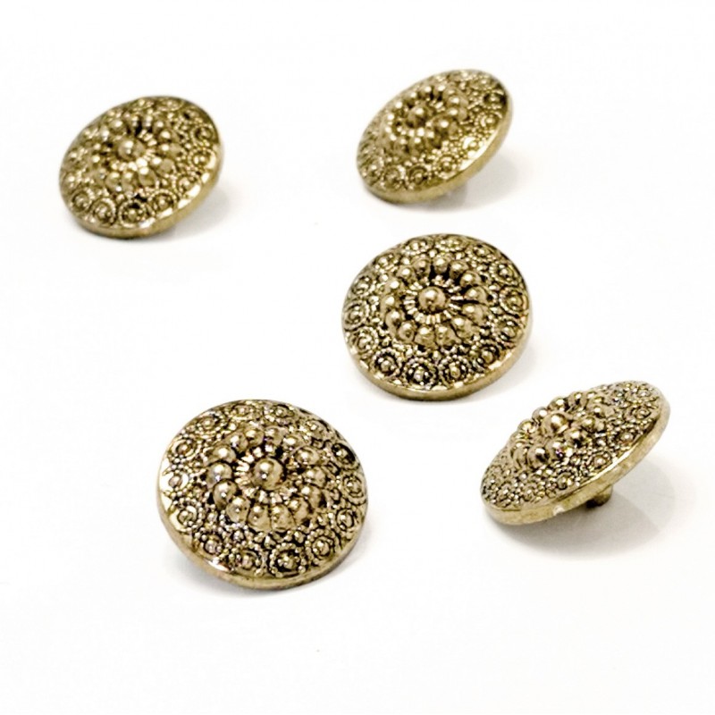 Modeknopf metallisiert 23mm