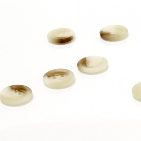 Modeknopf 4-Loch 15mm (diverse Farben)