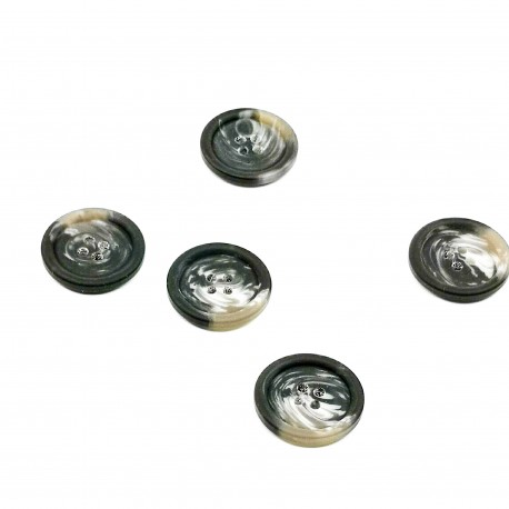 Modeknopf 4-Loch 23mm (diverse Farben)