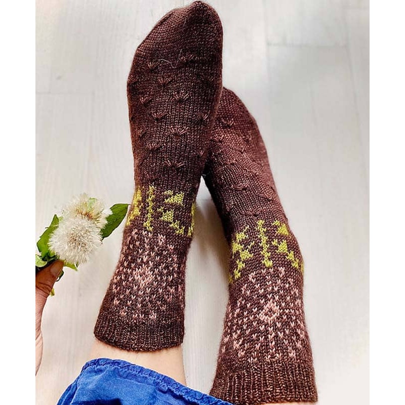 Stone Knits Dandelion Wishes Socks Strickset