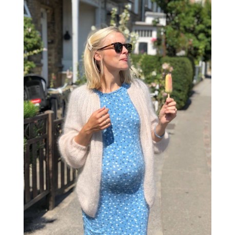 Sunday Cardigan Mohair Edition PetiteKnit Strickset