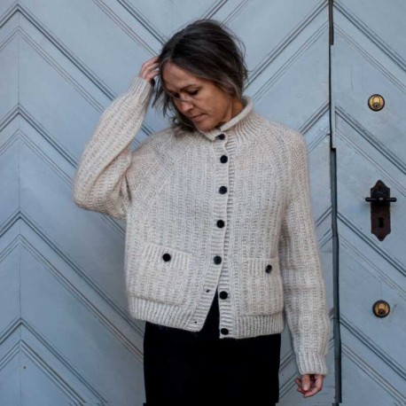 Ribbed Raglan Anne Ventzel Strickkit