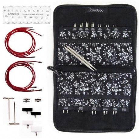 Chiaogoo Nadelset Edelstahl Twist Lace Complete