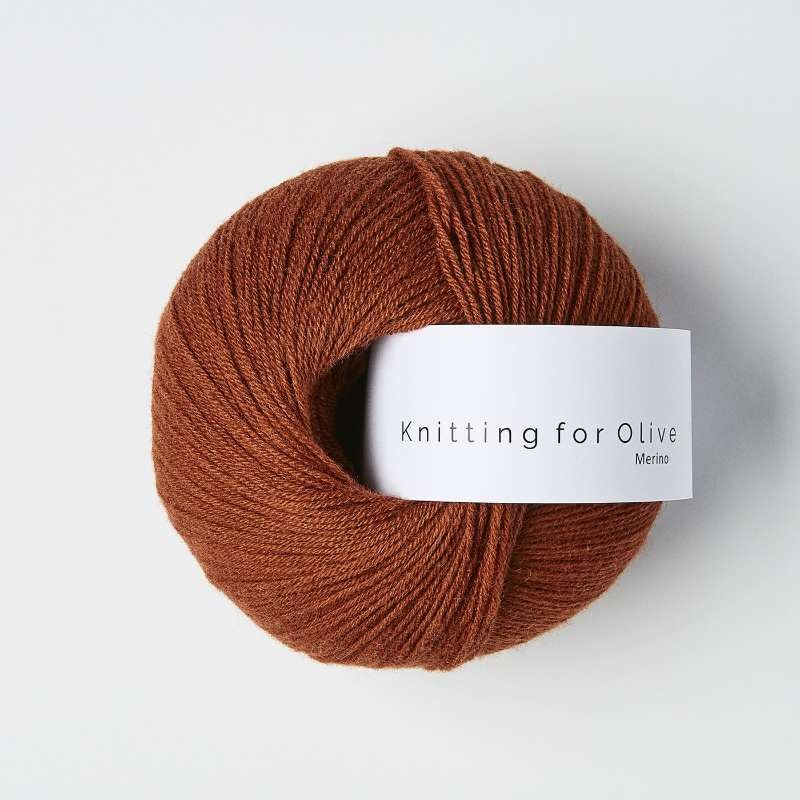 Knitting for Olive Merino Rust