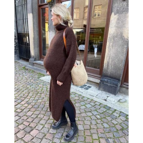 PetiteKnit Chestnut Dress Strickset