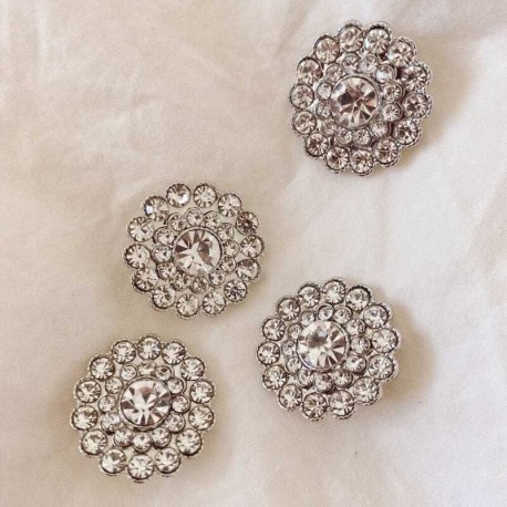 PetiteKnit Blingknapper Glitzerknopf