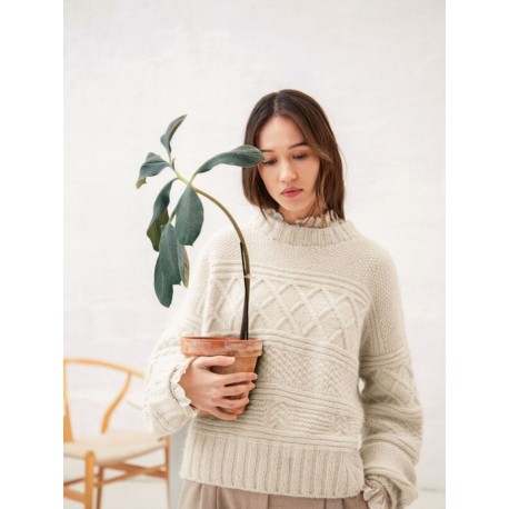 Sandnes Guernsey Genser Strickset