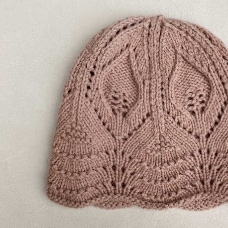 Lace Beanie Knitting for Olive Strickset