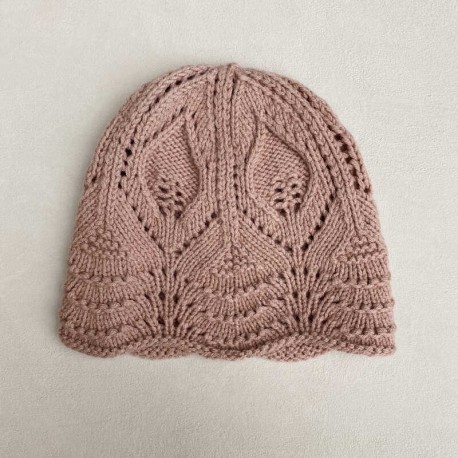 Lace Beanie Knitting for Olive Strickset