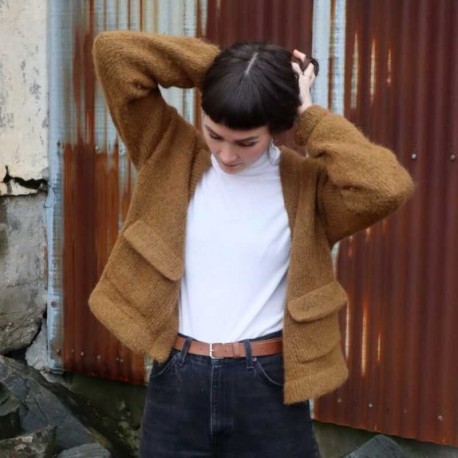 Miller Jacket Witre Design Strickset