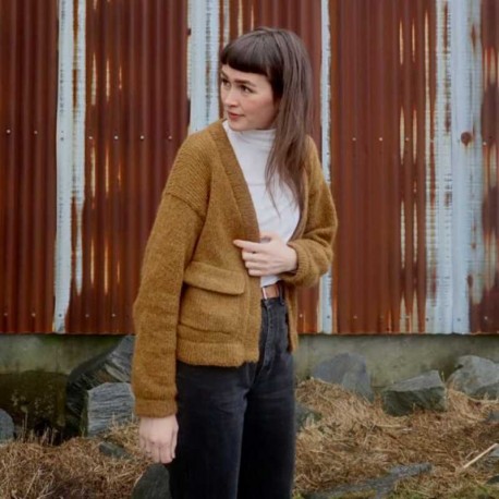 Miller Jacket Witre Design Strickset