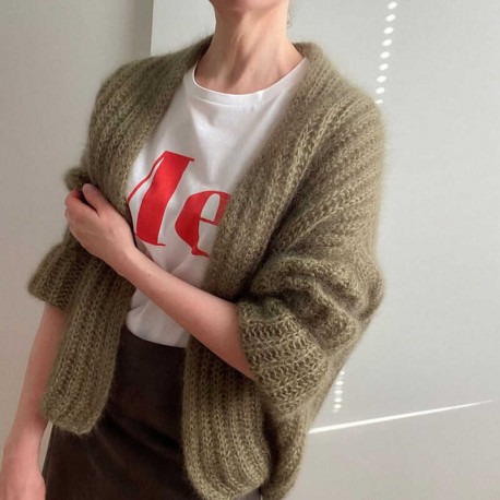 Lotilda Rossi Neck Cardigan Strickset