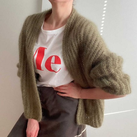 Rossi Neck Cardigan Lotilda Strickset