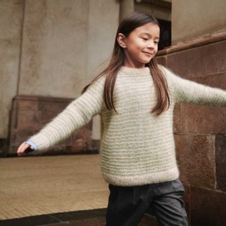 Sandnes Mykt Til Barn 2203  Jolie Genser Strickset
