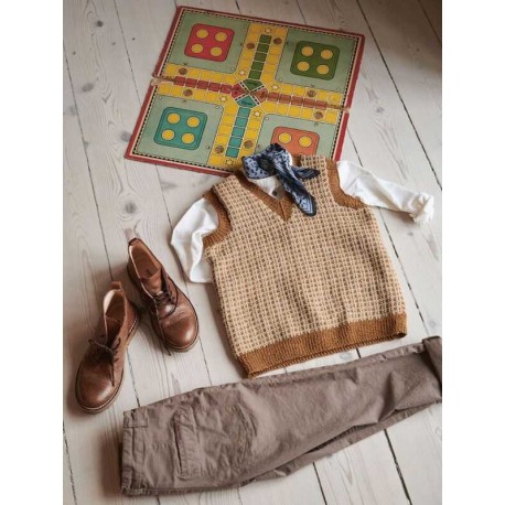 Sandnes Mykt Til Barn 2203 - Helmer Vest Strickanleitung