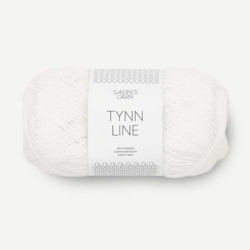 Sandnes Tynn Line Hvit 1002