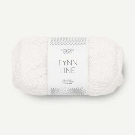 Sandnes Tynn Line Hvit 1002