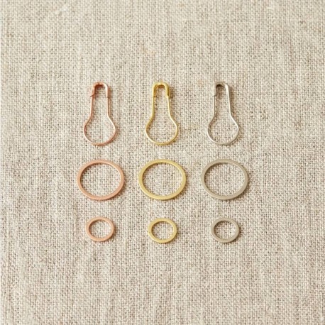 Cocoknits Precious Metal Stitch Markers Maschenmarkierer