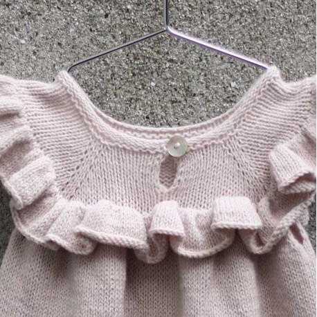 Ruffle Dress Knitting for Olive Strickset