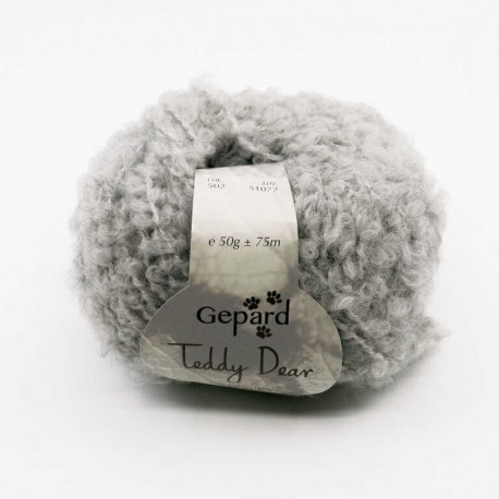 Gepard Teddy Dear Light Grey 502