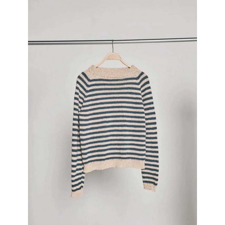 Sandnes Line og Tynn Line 2207 Marinagenser Strickset