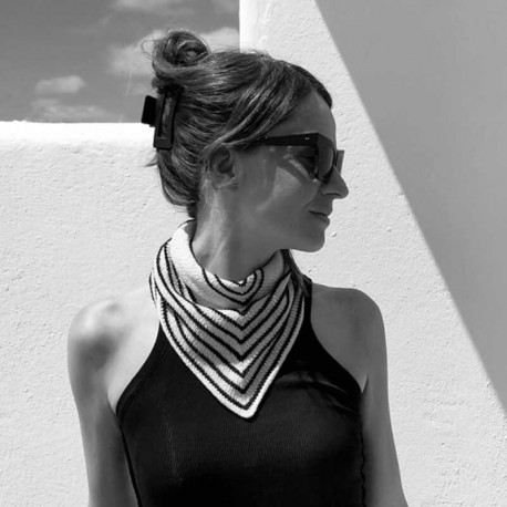 Paulastrickt I Love Stripes Bandana Strickset