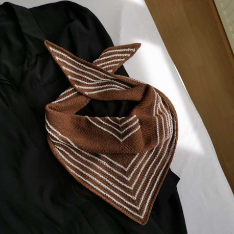 Paulastrickt I Love Stripes Bandana Strickset