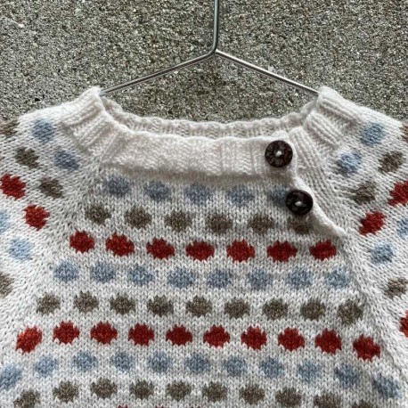Knitting for Olive Dot Sweater Baby Strickset