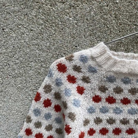 Knitting for Olive Dot Sweater Baby Strickset