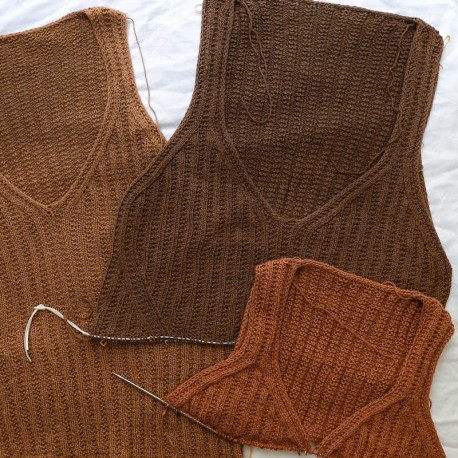 Rust Knitwear Ellie Summer Top Strickset