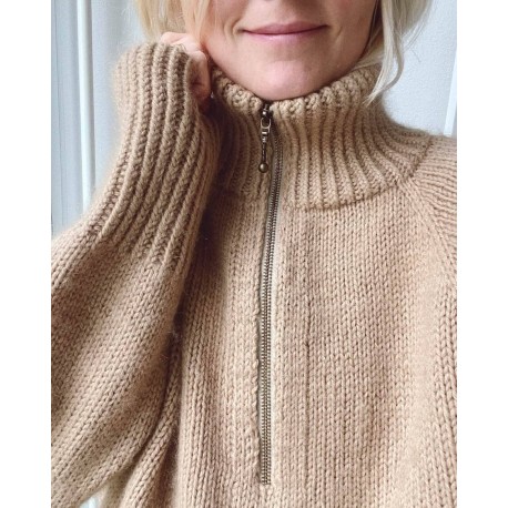 PetiteKnit Zipper Sweater