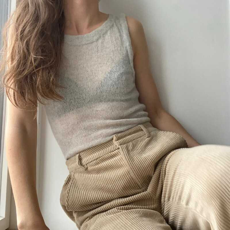 Nakedknit The Casual Top Strickset
