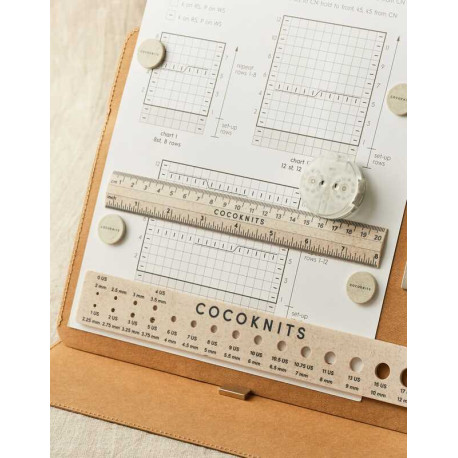 Cocoknits Ruler and Gauge Set