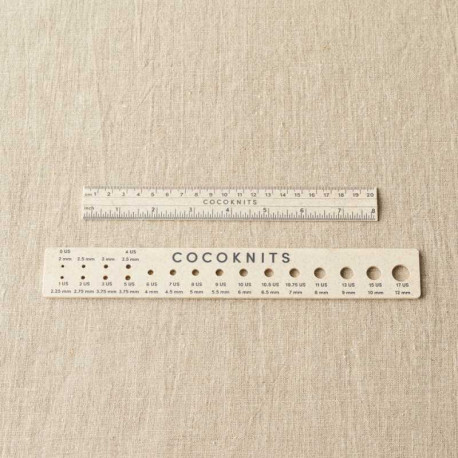 Cocoknits Ruler and Gauge Set