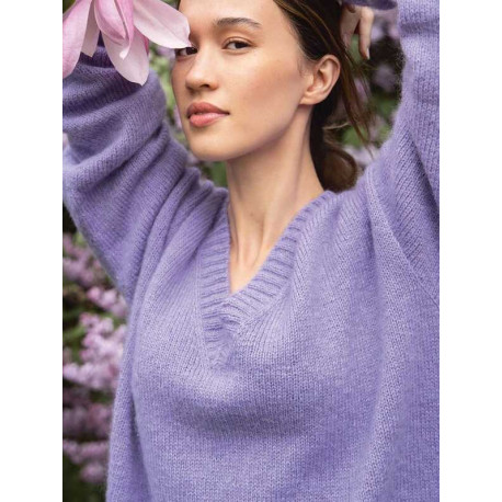 Sandnes 2210-13AB Marley V-Hals Genser Strickset