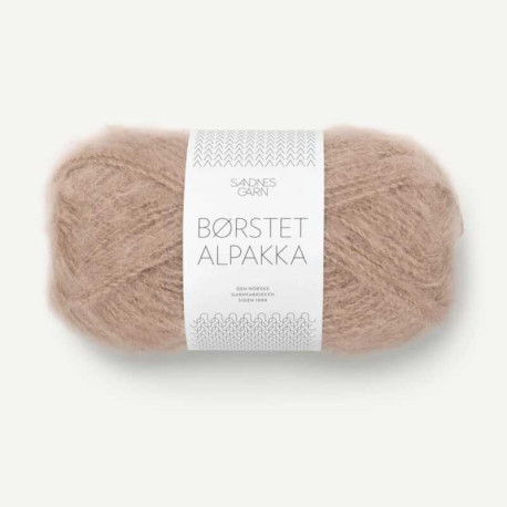 Sandnes Borstet Alpakka Caffè Latte 3040