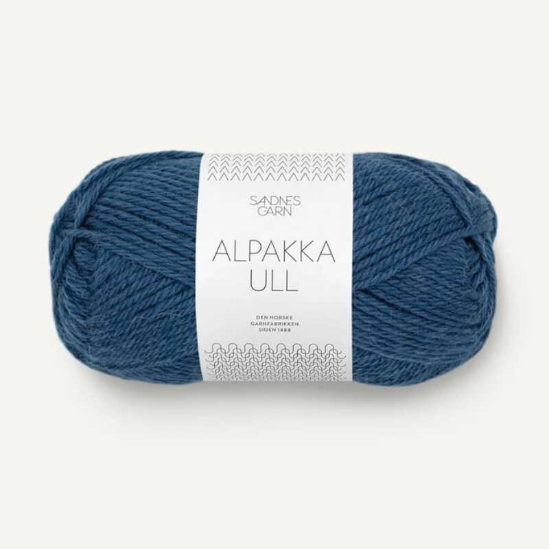 Sandnes Alpakka Ull Mork Bla 6364