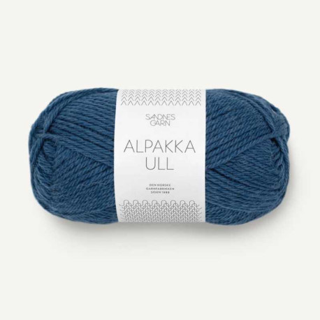 Sandnes Alpakka Ull Mork Bla 6364