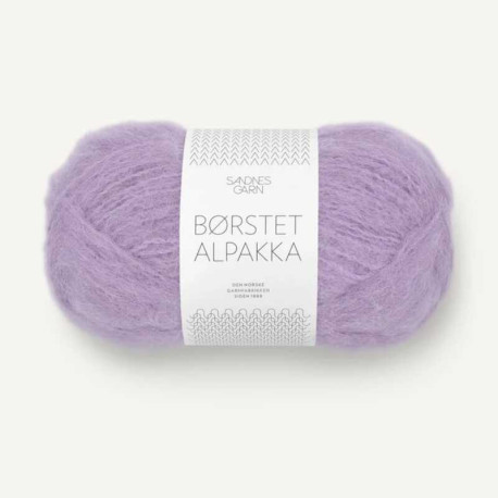 Sandnes Borstet Alpakka Lilla 5043