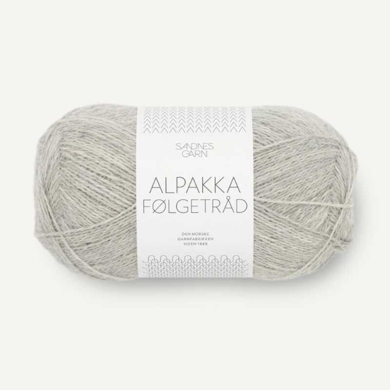 Sandnes Alpakka Folgetrad Lys Gramelert 1032