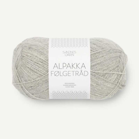 Sandnes Alpakka Folgetrad Lys Gramelert 1032