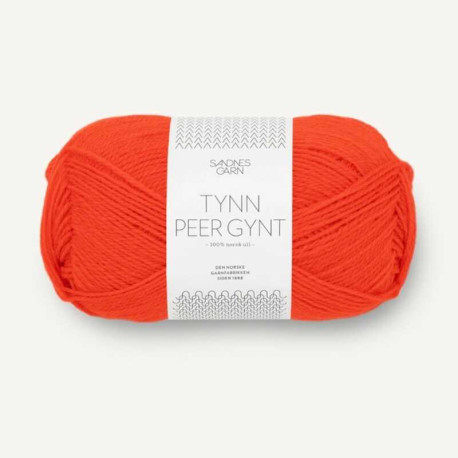 Sandnes Tynn Peer Gynt Spicy Orange 3819