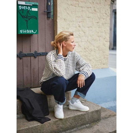 Sandnes Tema 72-4 - Isländer Damenpullover [Strickset]