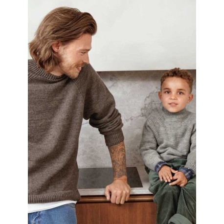 Sandnes 2212-2 Kelly Pullover Herren Strickset
