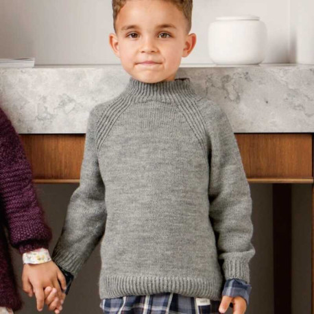 Sandnes 2212-2 Kelly Pullover Kinder Strickset