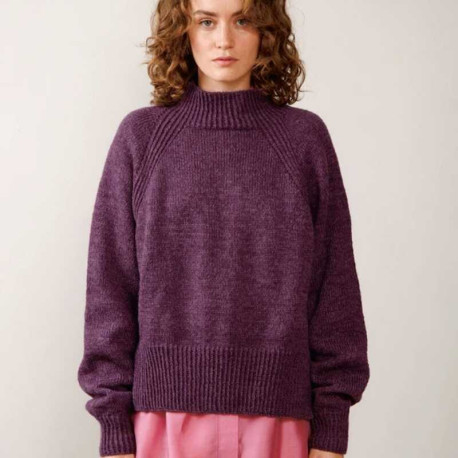 Sandnes 2212-4 Kelly Pullover mit Schlitz Strickset