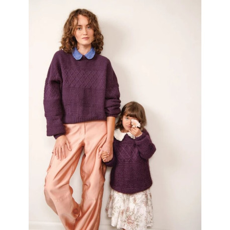 Sandnes 2212-13 Guernsey Pullover Strickset