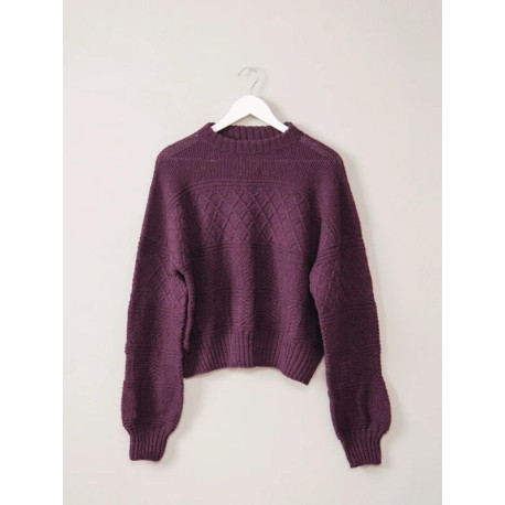 Sandnes 2212-13 Guernsey Pullover Strickset