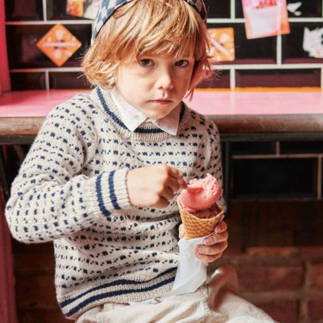 Sandnes Tema 73-5 Isländer Pullover Strickset