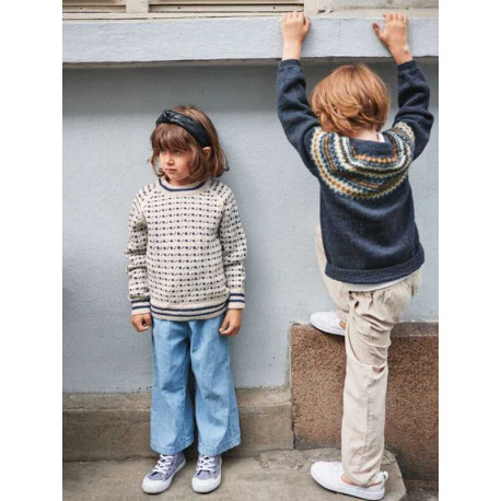 Sandnes Tema 73-5 Isländer Pullover Strickset